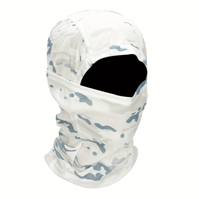 Camouflage Tactical Headgear Barakla Hair Cap Outdoor Sports Hiking Mountaineering Riding Mask Scarf Military Fan CS Helmet Inner Hat Camouflage Sunscreen Headscarf