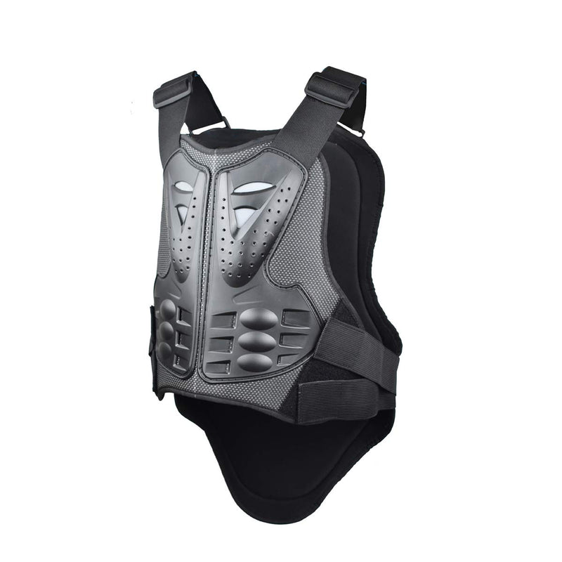 [Popular Choice] CHCYCLE Adjustable Motorcycle Vest - Breathable & Lightweight Armor for Dirt Biking, Mountain Riding & Off-Road Racing | Comfort Padding & Durable PE Shell Protection, Riding Chest Back Protector, Adults