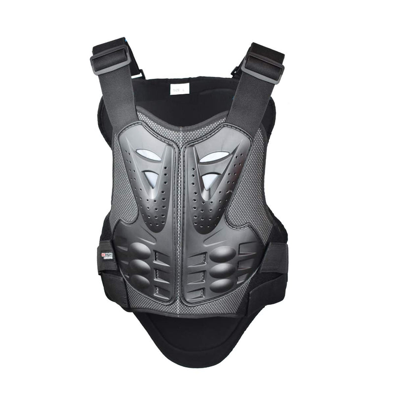 [Popular Choice] CHCYCLE Adjustable Motorcycle Vest - Breathable & Lightweight Armor for Dirt Biking, Mountain Riding & Off-Road Racing | Comfort Padding & Durable PE Shell Protection, Riding Chest Back Protector, Adults