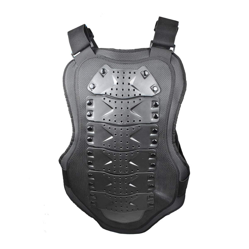 [Popular Choice] CHCYCLE Adjustable Motorcycle Vest - Breathable & Lightweight Armor for Dirt Biking, Mountain Riding & Off-Road Racing | Comfort Padding & Durable PE Shell Protection, Riding Chest Back Protector, Adults