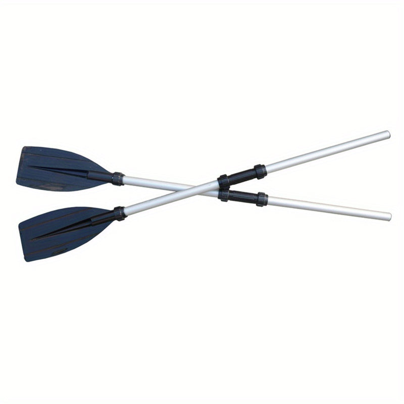 2pcs, Aluminum Detachable Paddles, Adjustable, Lightweight Oars For Fishing, Rafting, Surfing, And Canoeing