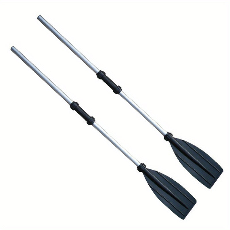 2pcs, Aluminum Detachable Paddles, Adjustable, Lightweight Oars For Fishing, Rafting, Surfing, And Canoeing
