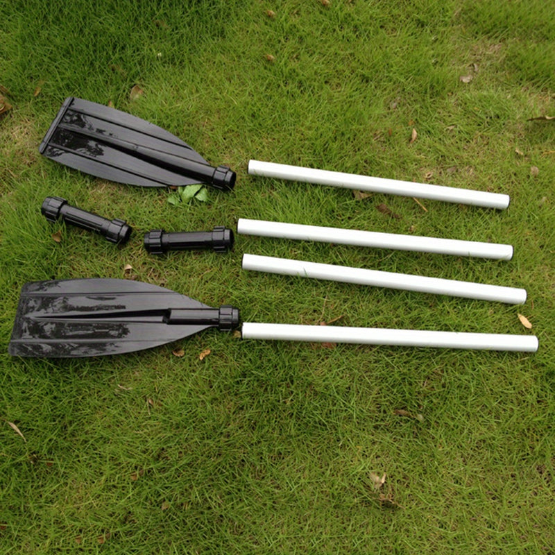 2pcs, Aluminum Detachable Paddles, Adjustable, Lightweight Oars For Fishing, Rafting, Surfing, And Canoeing