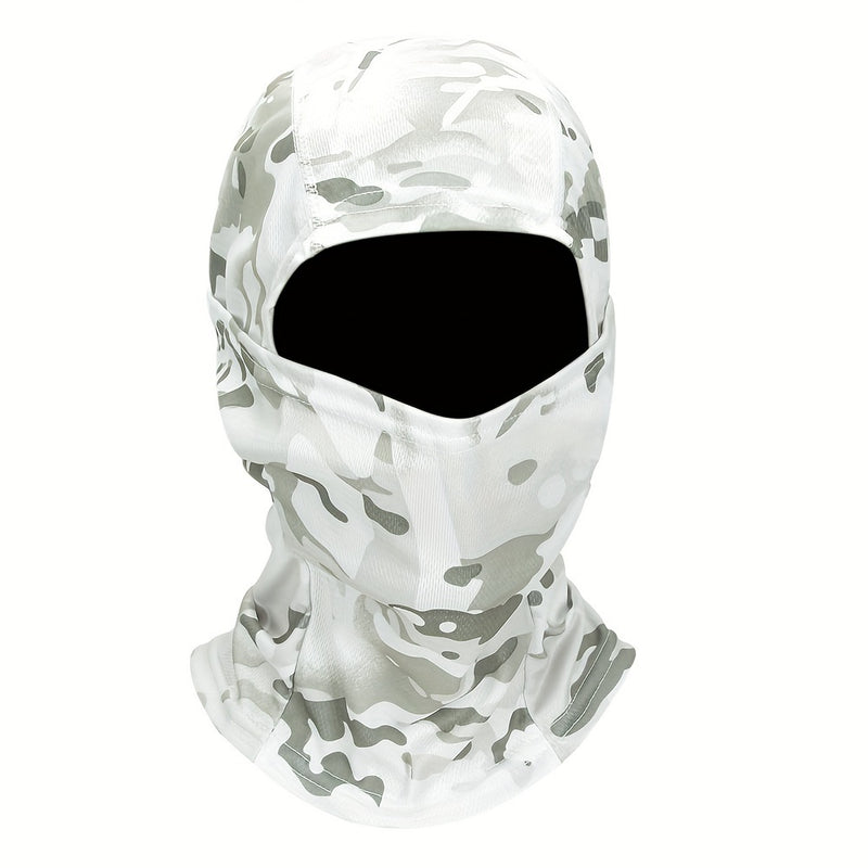 Camouflage Tactical Headgear Barakla Hair Cap Outdoor Sports Hiking Mountaineering Riding Mask Scarf Military Fan CS Helmet Inner Hat Camouflage Sunscreen Headscarf
