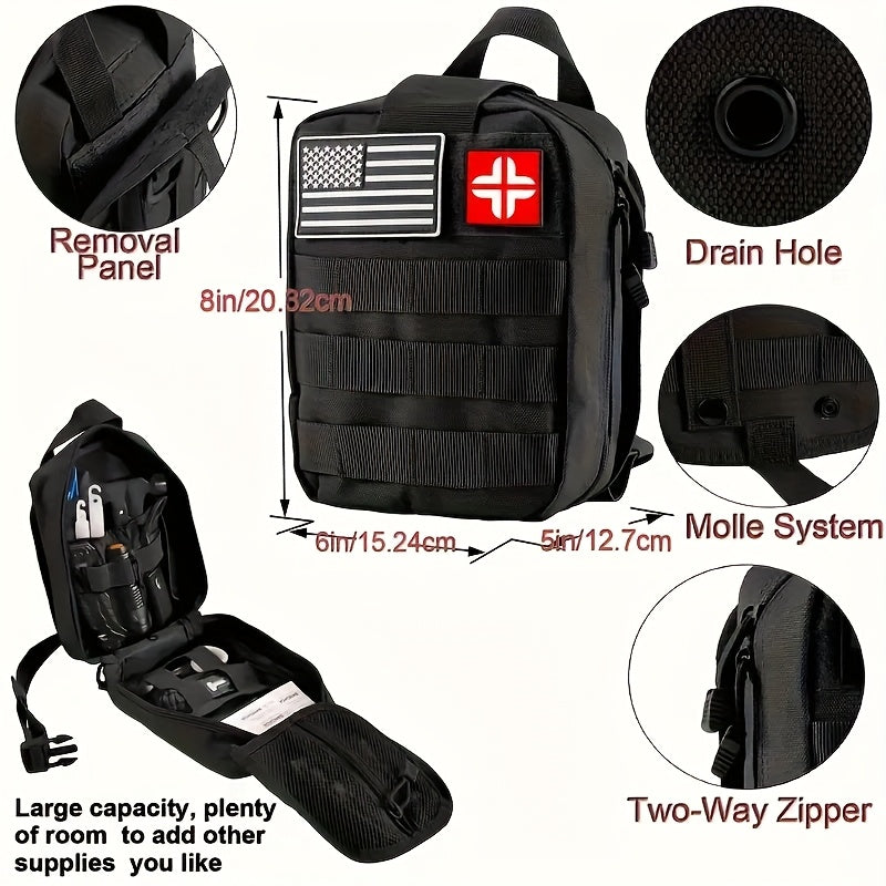 Survival, 37/142/170pcs Professional Survival Gear And Equipment With Molle Pouch.Outdoor Shovel. Outdoor Multifunctional Tool.for Men Dad Husband Who Likes Camping Outdoor Adventure