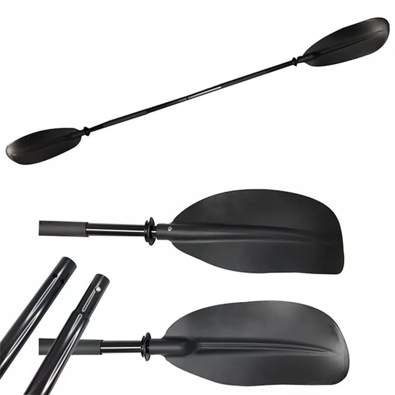 Double-Ended Kayak Paddle 87.4in222cm Aluminum Alloy Shaft Kayaking Boating Canoeing Oar Durable & Stiff Canoe Paddle