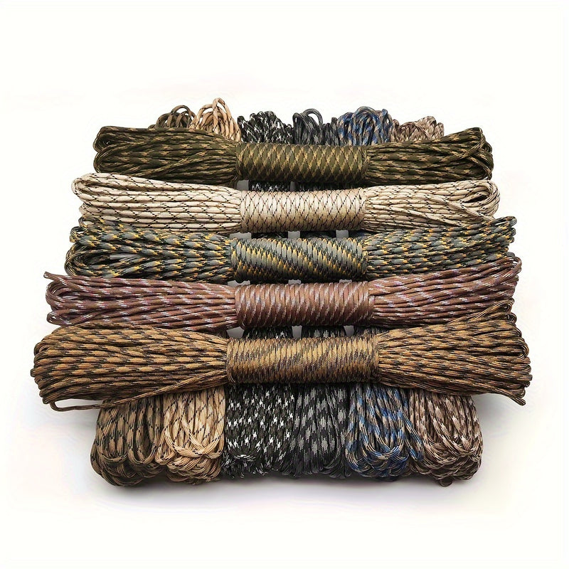 Durable Braided Paracord for Outdoor Adventures - Multi-Use, Strong 4mm Diameter, 16.4FT Length - Perfect for Camping and Survival Gear