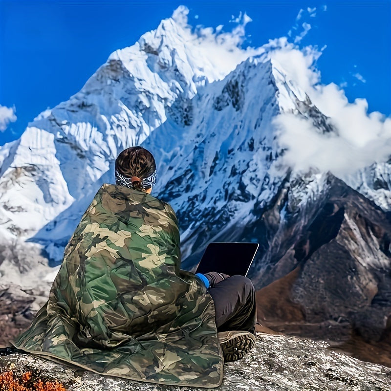 Camo Woobie Waterproof Blanket - Versatile Outdoor Gear for Camping, Hiking, Hunting, Survival & Picnics