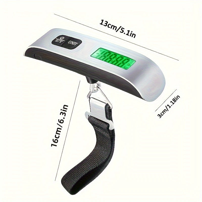 Luggage Scale, Electronic Scale, Portable Scale, Hook Scale, Parcel Scale, 110.23LB Mini Hanging Scale, Portable Spring Lifting Scale, Fishing Scale (Without Battery)