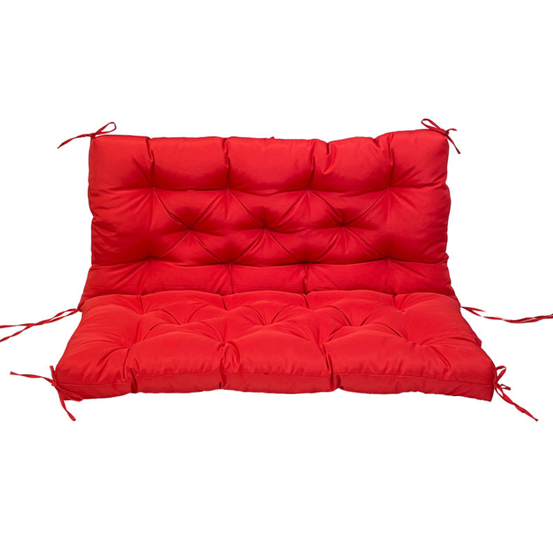 Outdoor 2/3-seater bench/swing cushions: thickened, with backrest, waterproof.