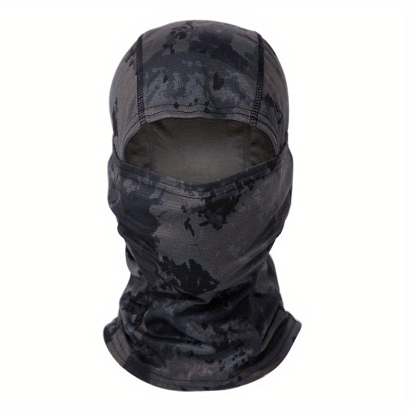 Camouflage Tactical Headgear Barakla Hair Cap Outdoor Sports Hiking Mountaineering Riding Mask Scarf Military Fan CS Helmet Inner Hat Camouflage Sunscreen Headscarf