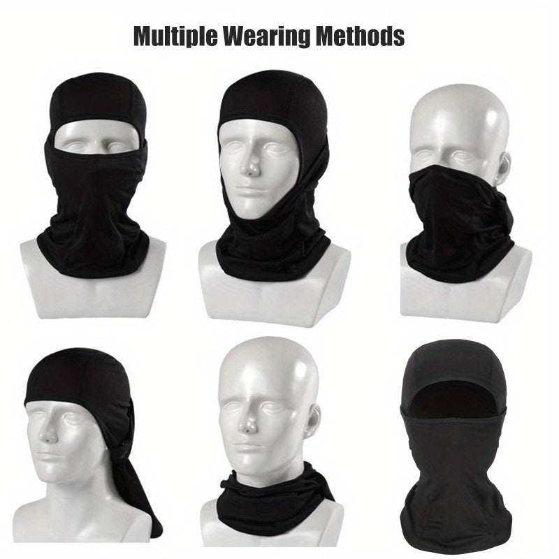 Camouflage Tactical Headgear Barakla Hair Cap Outdoor Sports Hiking Mountaineering Riding Mask Scarf Military Fan CS Helmet Inner Hat Camouflage Sunscreen Headscarf