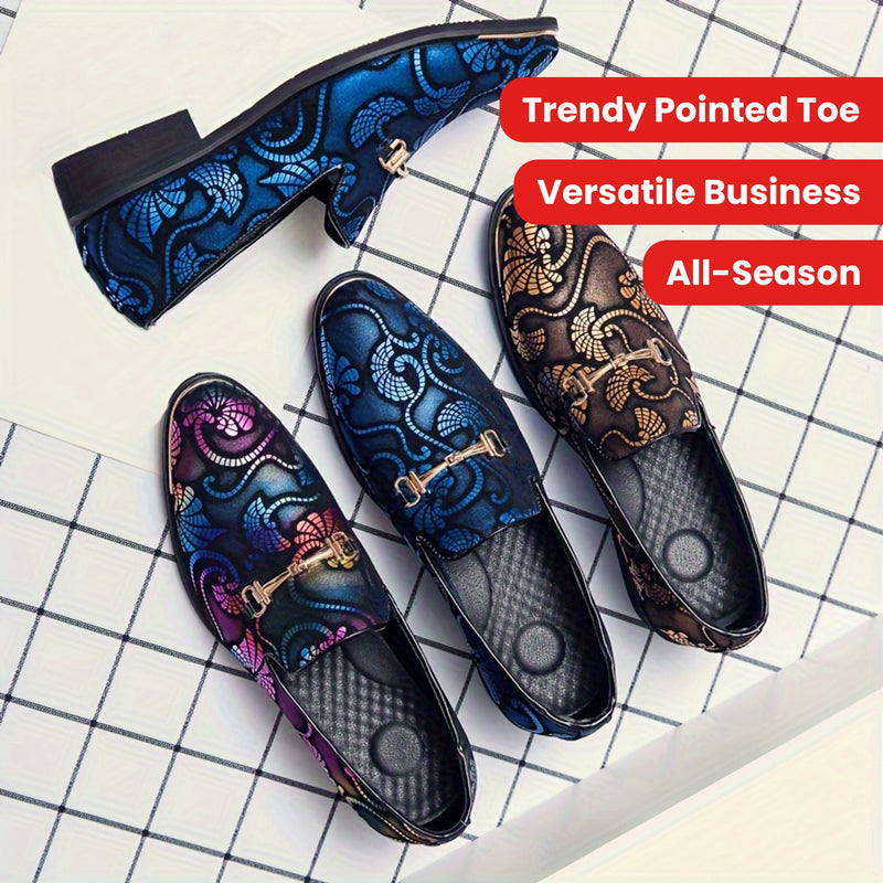 Trendy Pointed Toe Breathable Rubber Sole Men&