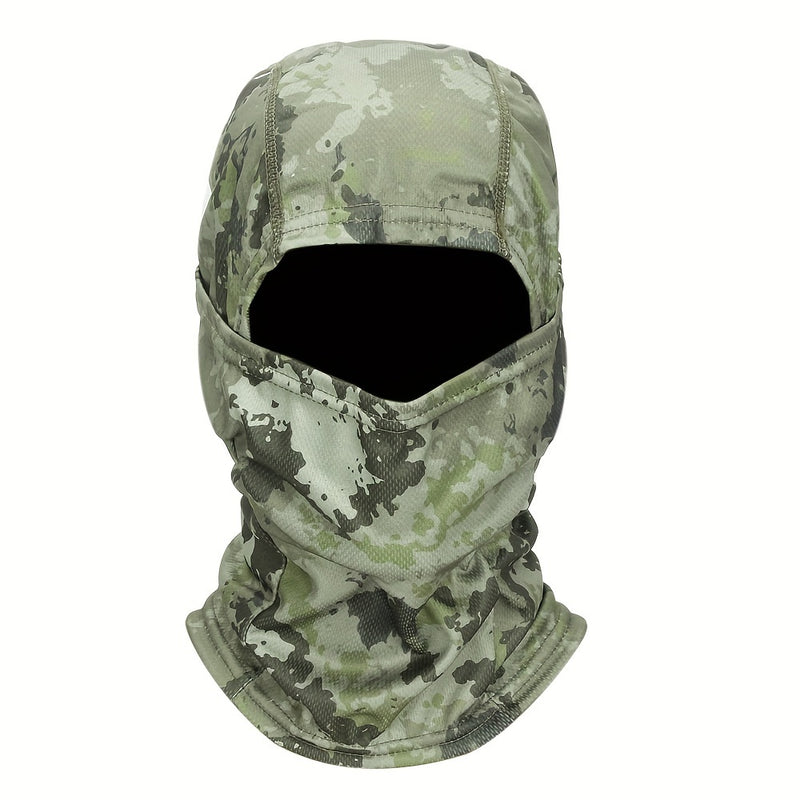 Camouflage Tactical Headgear Barakla Hair Cap Outdoor Sports Hiking Mountaineering Riding Mask Scarf Military Fan CS Helmet Inner Hat Camouflage Sunscreen Headscarf