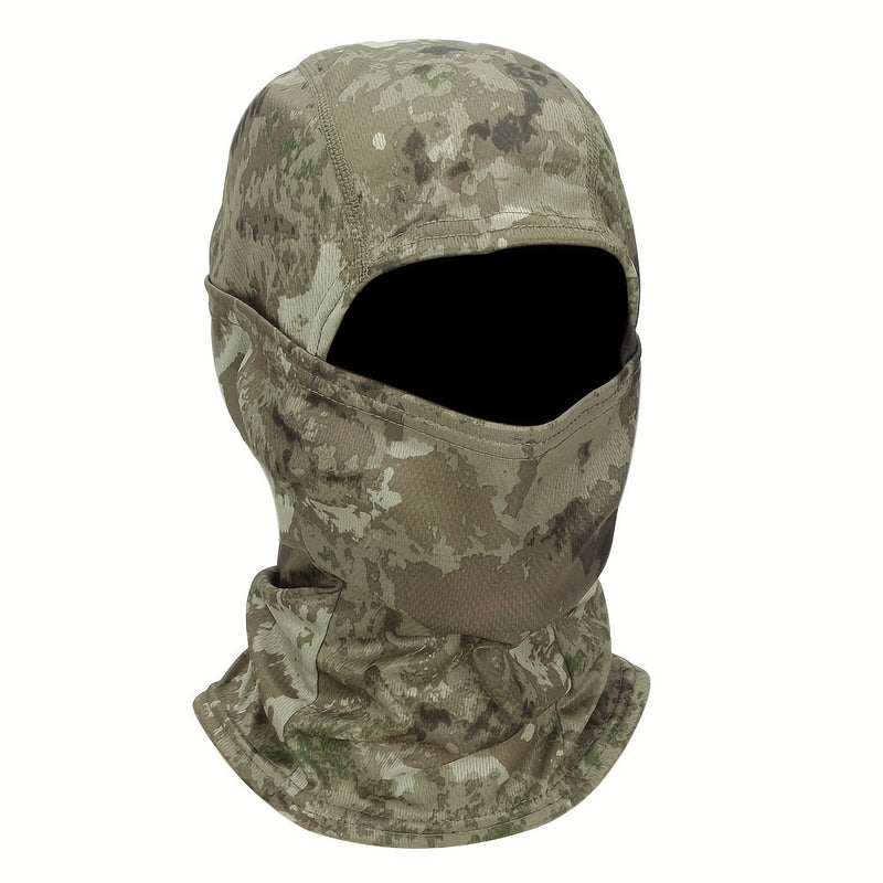 Camouflage Tactical Headgear Barakla Hair Cap Outdoor Sports Hiking Mountaineering Riding Mask Scarf Military Fan CS Helmet Inner Hat Camouflage Sunscreen Headscarf