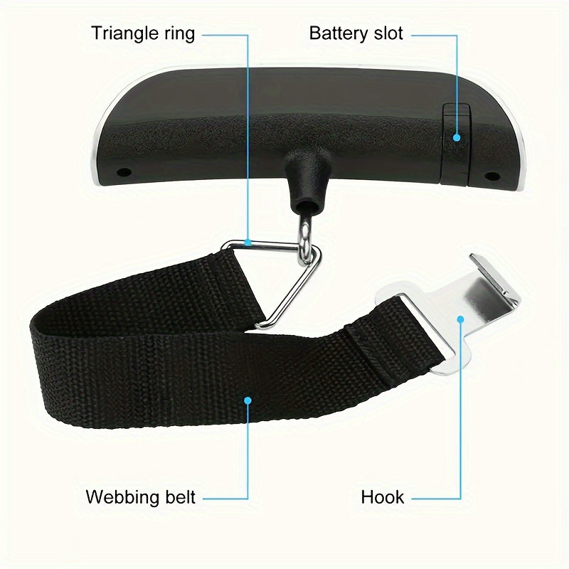 Luggage Scale, Electronic Scale, Portable Scale, Hook Scale, Parcel Scale, 110.23LB Mini Hanging Scale, Portable Spring Lifting Scale, Fishing Scale (Without Battery)