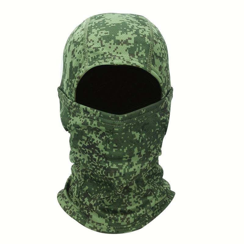 Camouflage Tactical Headgear Barakla Hair Cap Outdoor Sports Hiking Mountaineering Riding Mask Scarf Military Fan CS Helmet Inner Hat Camouflage Sunscreen Headscarf