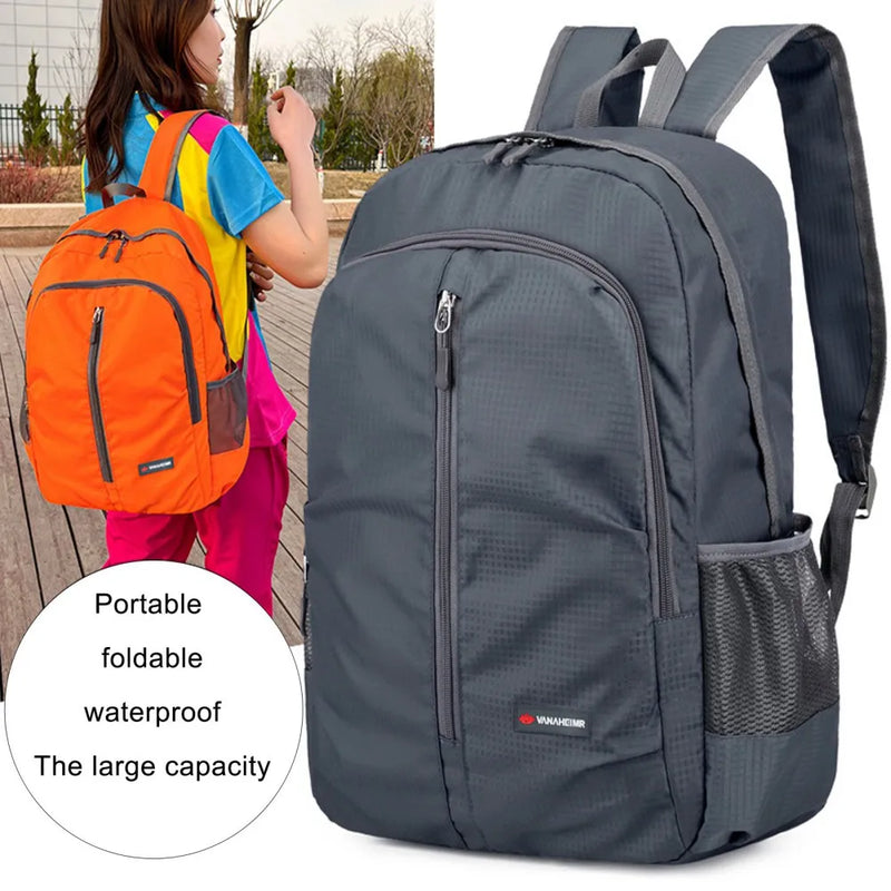 30L Outdoor Foldable Ultralight Backpack for Camping Travel Hiking Men Women Waterproof Fishing Cycling Folding Backpack Daypack
