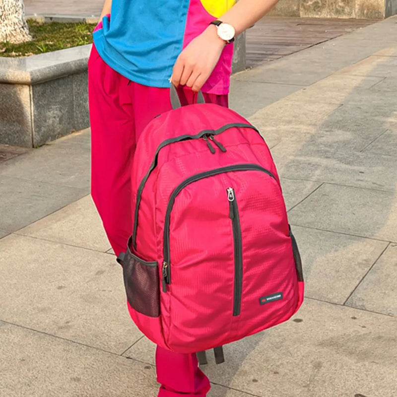 30L Outdoor Foldable Ultralight Backpack for Camping Travel Hiking Men Women Waterproof Fishing Cycling Folding Backpack Daypack