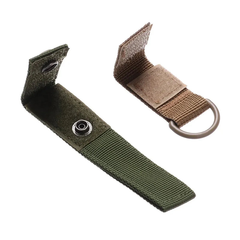 1Pc Military Nylon Molle Ribbon High Strength Hanging Webbing Buckle Key Hook Clip Belt Hooks Hiking Climbing Carabiner