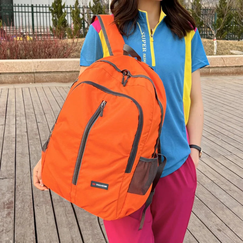30L Outdoor Foldable Ultralight Backpack for Camping Travel Hiking Men Women Waterproof Fishing Cycling Folding Backpack Daypack