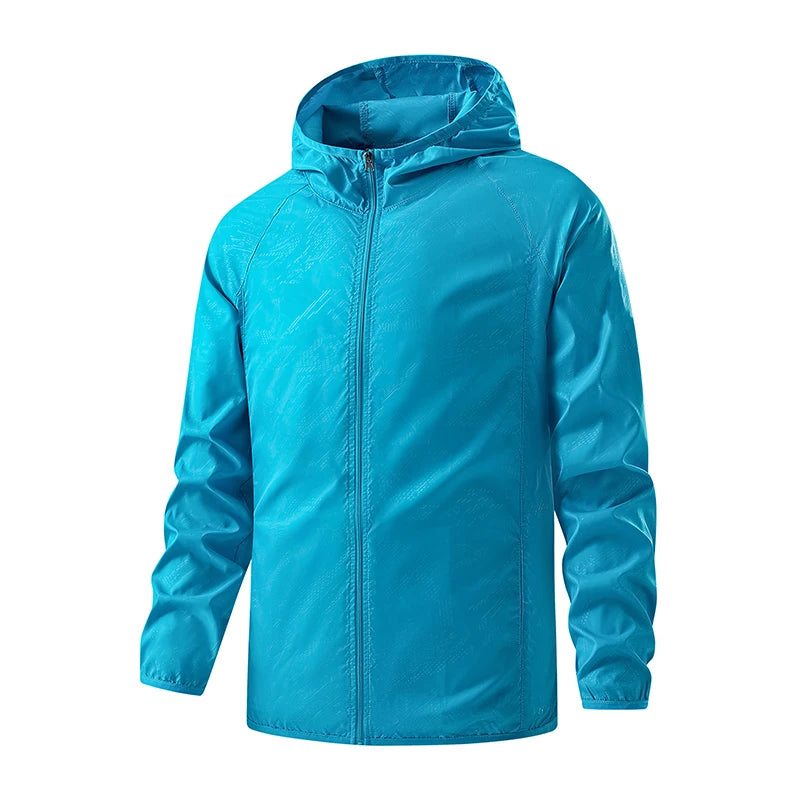 JNLN Unisex Hiking Jackets Waterproof Sun Protection Windbreaker Men Women Camping Climbing Outdoor Rain Coat Portable Clothes