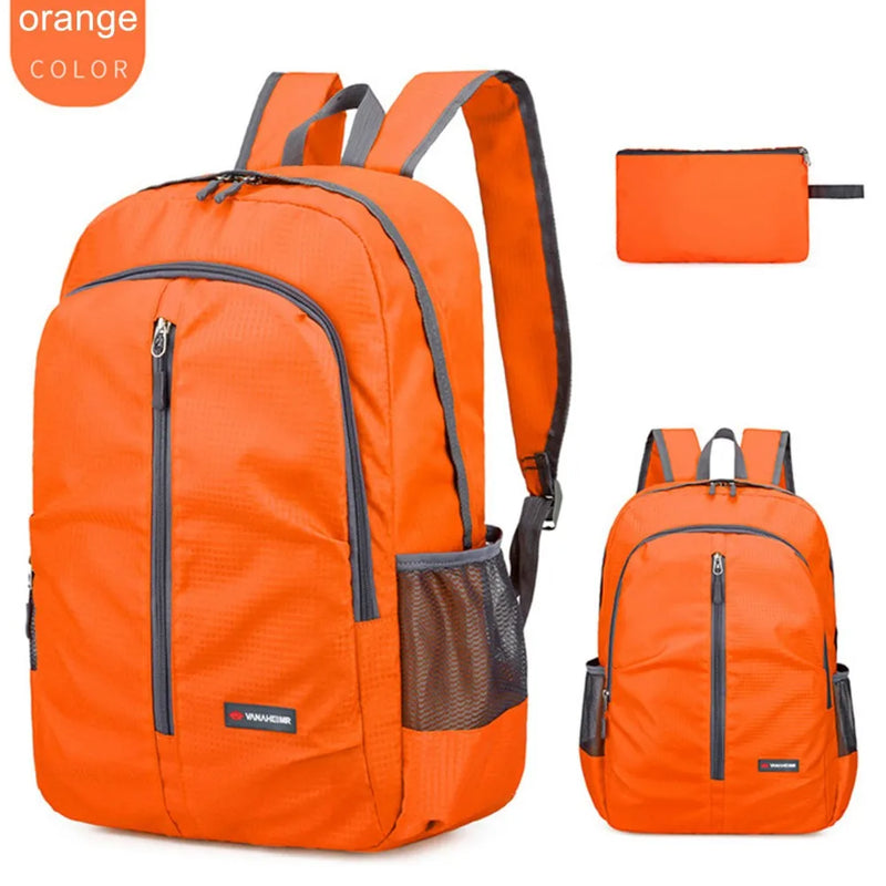 30L Outdoor Foldable Ultralight Backpack for Camping Travel Hiking Men Women Waterproof Fishing Cycling Folding Backpack Daypack
