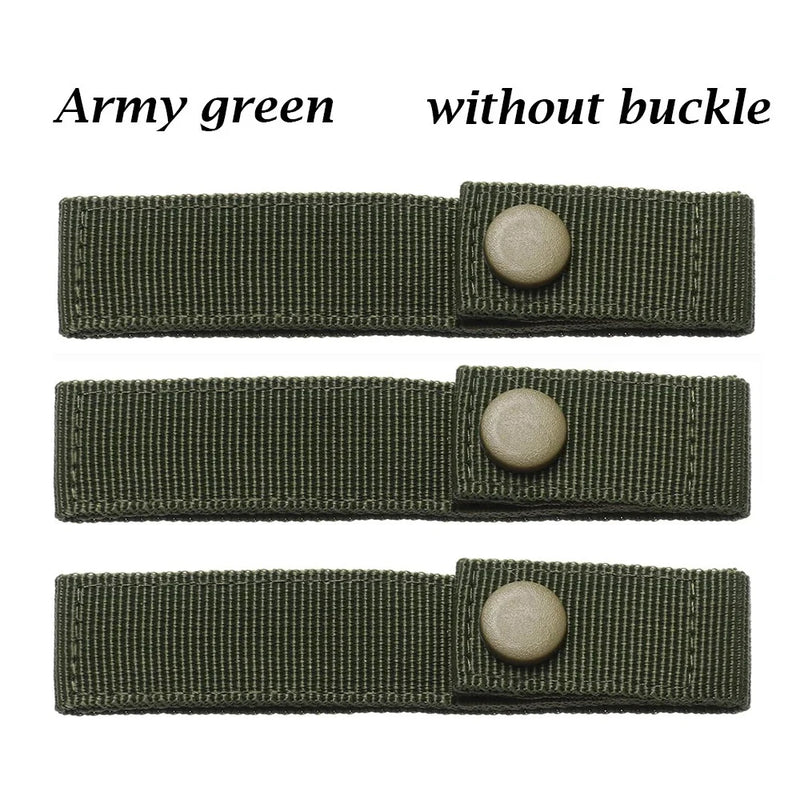 1Pc Military Nylon Molle Ribbon High Strength Hanging Webbing Buckle Key Hook Clip Belt Hooks Hiking Climbing Carabiner