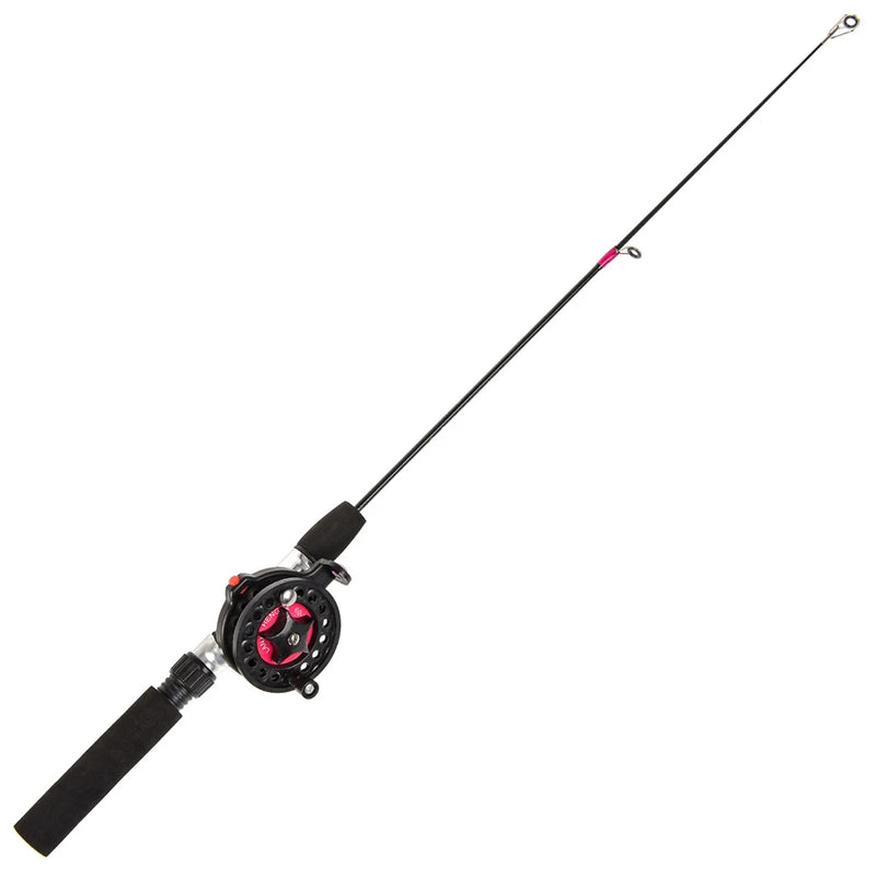 Winter Ice Fishing Rods Reel for Angler Outdoor Telescopic 2 Sections Fish Pole Carbon Fiber River Shrimp Carp Ice Fishing Pole