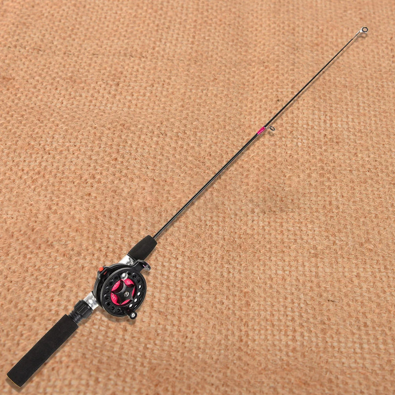 Winter Ice Fishing Rods Reel for Angler Outdoor Telescopic 2 Sections Fish Pole Carbon Fiber River Shrimp Carp Ice Fishing Pole