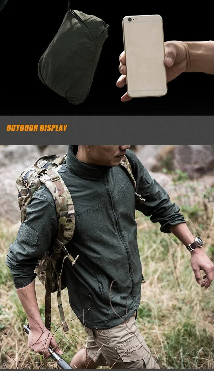 Lightweight Waterproof Tacticals Jacket Men&