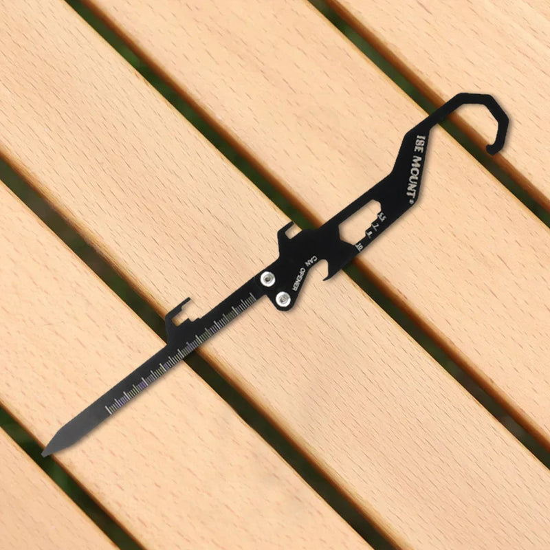 Foldable Camping Stakes Multifunctional Outdoor Tent Nails Stainless Steel Camping Tent Pegs for Outdoor Camping Canopy