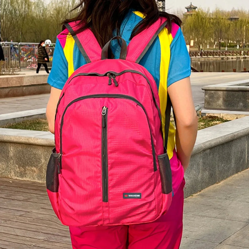 30L Outdoor Foldable Ultralight Backpack for Camping Travel Hiking Men Women Waterproof Fishing Cycling Folding Backpack Daypack