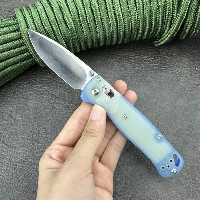 BM 535 pocket folding knife G10 Handle outdoor tactical military hunting knife Camping survival EDC pocket knife men&