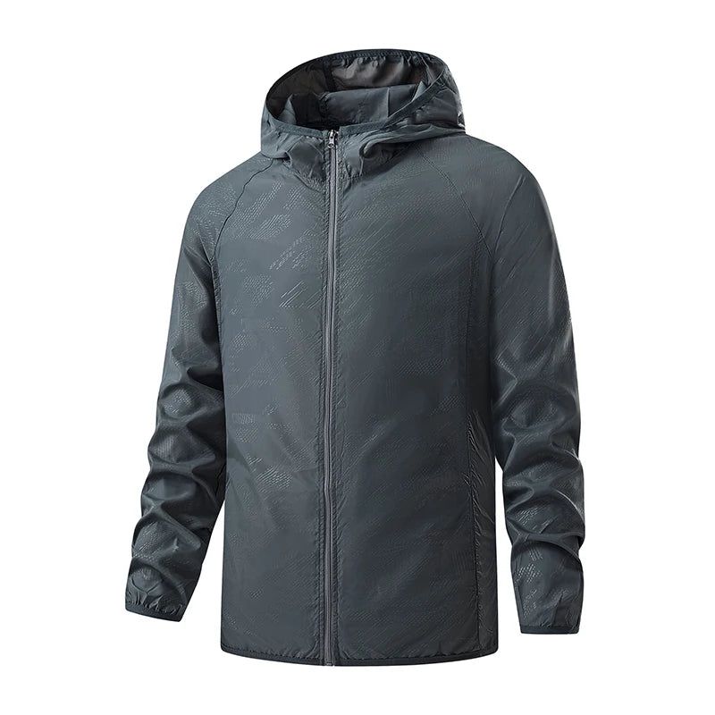 JNLN Unisex Hiking Jackets Waterproof Sun Protection Windbreaker Men Women Camping Climbing Outdoor Rain Coat Portable Clothes