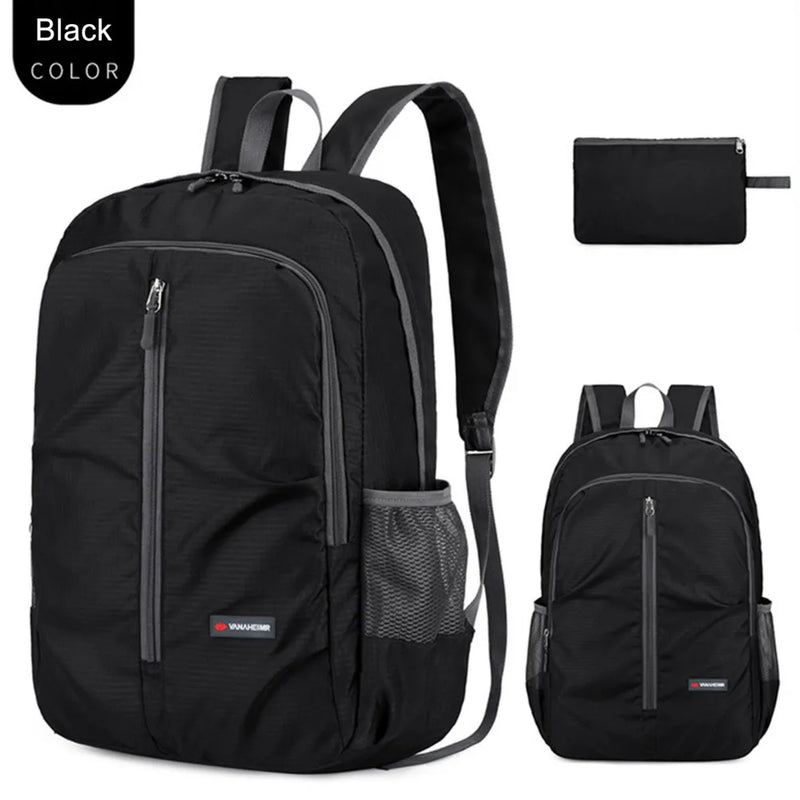 30L Outdoor Foldable Ultralight Backpack for Camping Travel Hiking Men Women Waterproof Fishing Cycling Folding Backpack Daypack