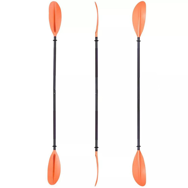 Double-Ended Kayak Paddle 87.4in222cm Aluminum Alloy Shaft Kayaking Boating Canoeing Oar Durable & Stiff Canoe Paddle