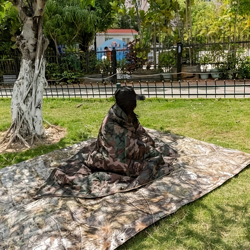 Camo Woobie Waterproof Blanket - Versatile Outdoor Gear for Camping, Hiking, Hunting, Survival & Picnics