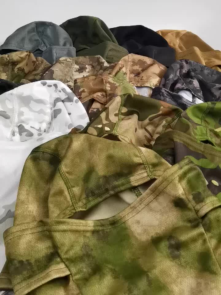 Camouflage Tactical Headgear Barakla Hair Cap Outdoor Sports Hiking Mountaineering Riding Mask Scarf Military Fan CS Helmet Inner Hat Camouflage Sunscreen Headscarf