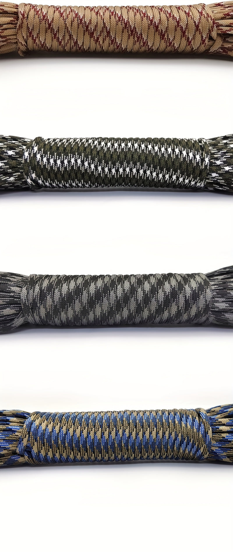 Durable Braided Paracord for Outdoor Adventures - Multi-Use, Strong 4mm Diameter, 16.4FT Length - Perfect for Camping and Survival Gear