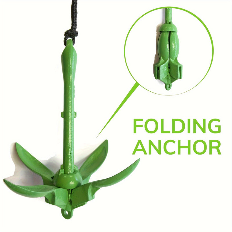 A Set of Outdoor Kayak Anchors, 3.5-Pound Anchor System, Suitable for Kayaking, Canoeing, Fishing, Boating, And Kayak Accessories.