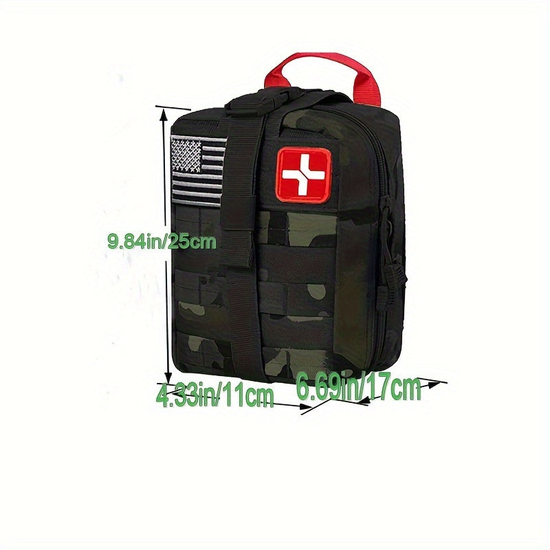 Survival First Aid Kit, 170pcs Survival Kits, Trauma Kit With Essential Survival Gear Emergency Supplies For Hiking Camping Backpacking Outdoor Adventure