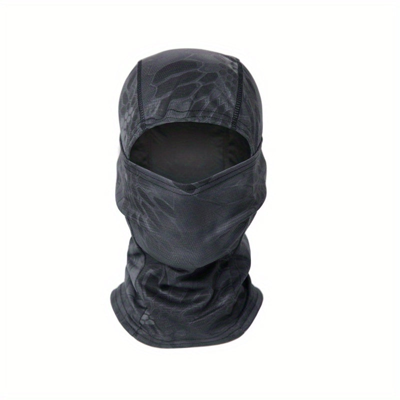 Camouflage Tactical Headgear Barakla Hair Cap Outdoor Sports Hiking Mountaineering Riding Mask Scarf Military Fan CS Helmet Inner Hat Camouflage Sunscreen Headscarf