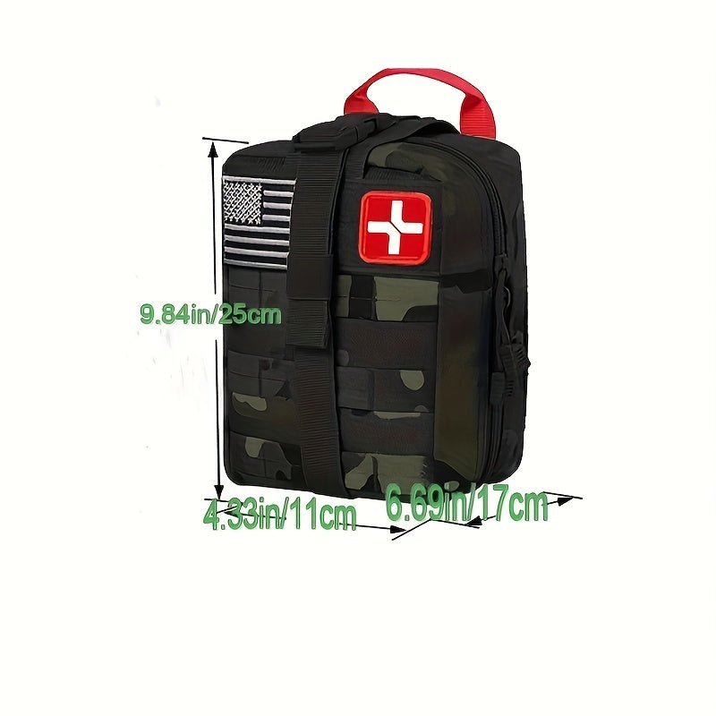 Survival First Aid Kit, 170pcs Survival Kits, Trauma Kit With Essential Survival Gear Emergency Supplies For Hiking Camping Backpacking Outdoor Adventure