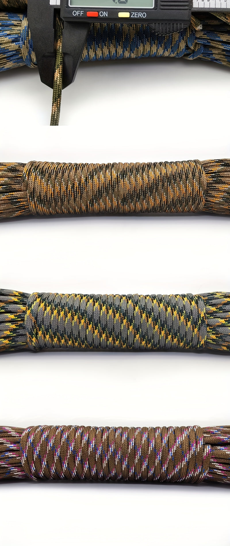 Durable Braided Paracord for Outdoor Adventures - Multi-Use, Strong 4mm Diameter, 16.4FT Length - Perfect for Camping and Survival Gear