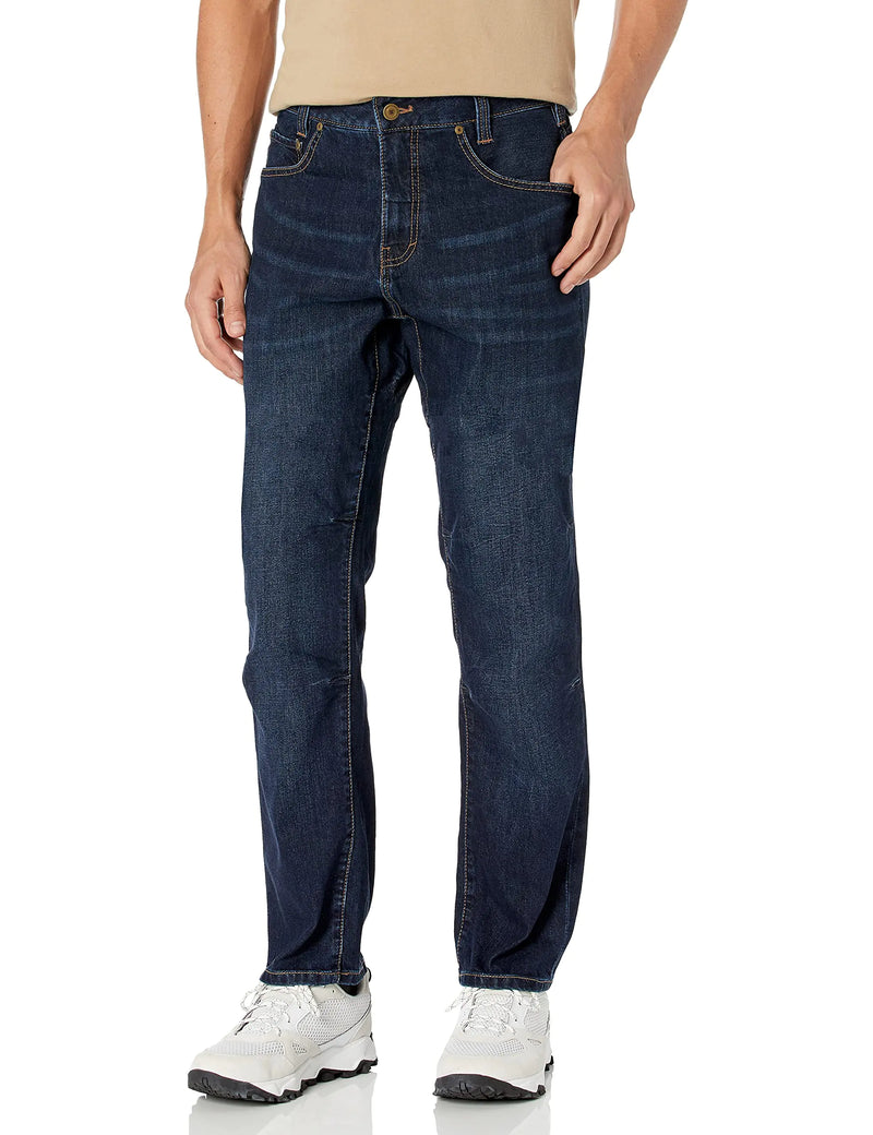 Vertx Defiance Mens Tactical Jeans Stretch Relaxed Fit Heavy-Duty Pants with 11 Pockets for EDC CCW Outdoor Gear 32 x 34 Dark Wash