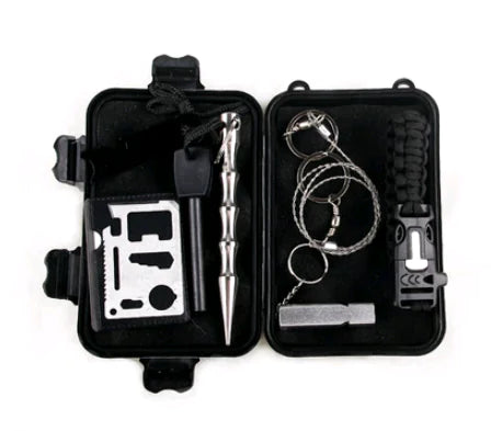Outdoor Survival Gear Camping Hiking Kit Portable Tools